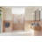 Halo 61.5 in. x 78 in. Frameless Glass Hinge Shower Door-110432952