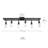 Weston 36'' 6 -Light Fixed Track Track Kit with Dimmable and Adjustable Head