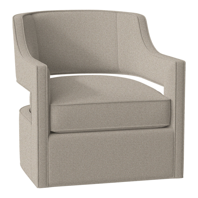 Fauteuil pivotant l 29,5 po Phoebe, Polypropylène / oléfine sable 9508