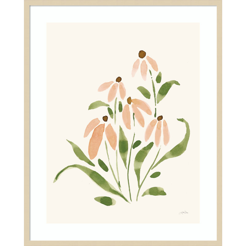 «Spring Bouquet II» par Katrina Pete, reproduction d'art encadrée sur bois, H 41 po x l 33 po