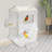 Bird Cage With Food Bowls Bath