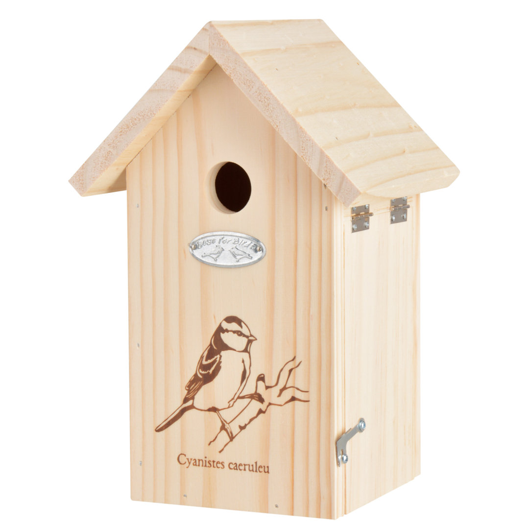 Bird House Blue Tit Silhouette Fsc 100%