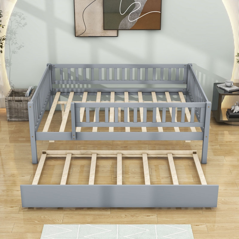 Idonna Daybed with Trundle, Gray, Full / Double