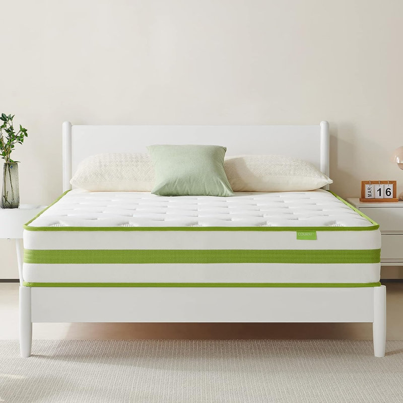 Matelas et sommier en mousse à mémoire de forme moyenne Alwyn Home Oskaloosa, Simple