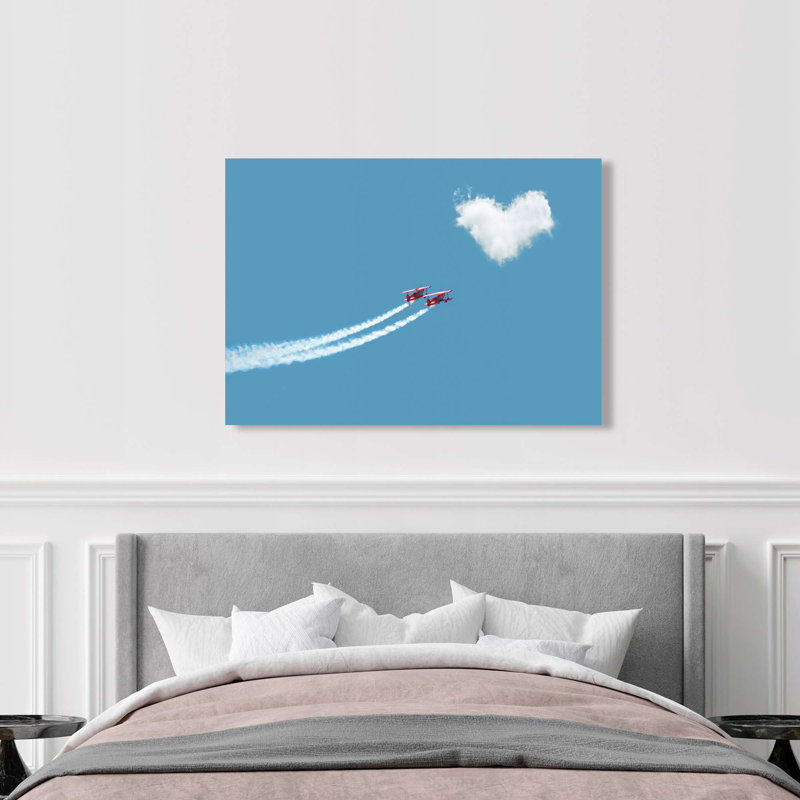 Sky's the Limit 1 Piece Wrapped Canvas Wall Art, 70cm H x 100cm W x 4cm D