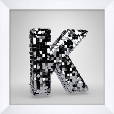 Disco Letter K Print by Mat Sanders