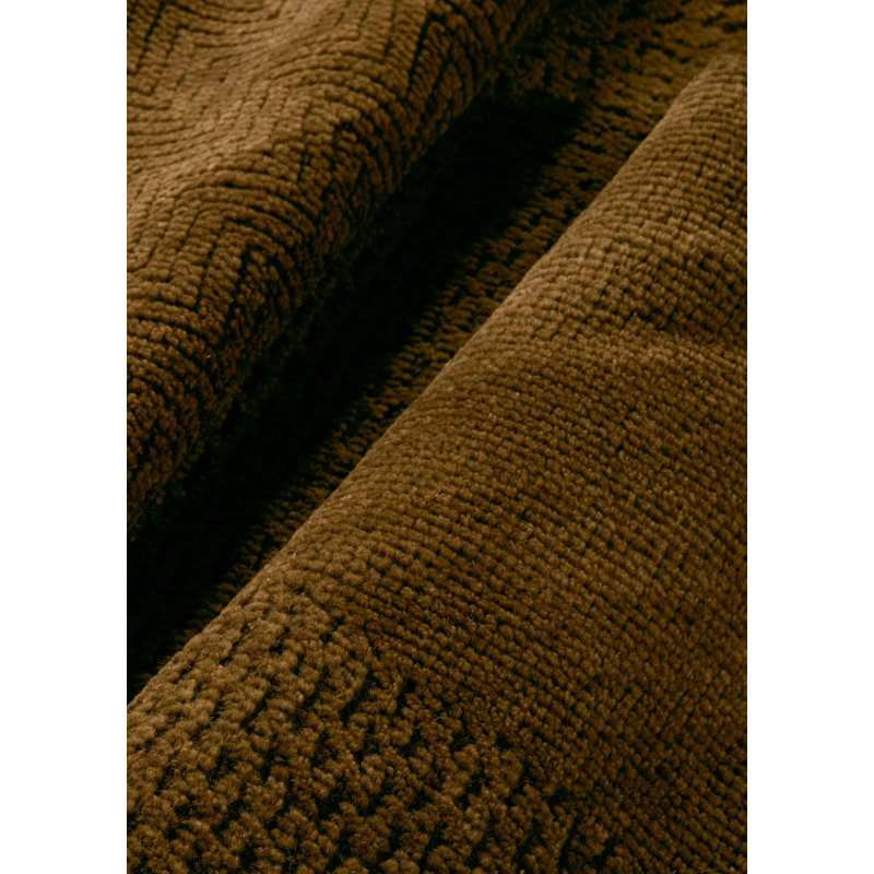 New Textures Collection Handmade Wool Area Rug, Runner 3' x 12'
