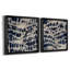 Indigo Markings I - Ensemble de 2 reproductions d'art encadrées-633692425-563722772-633692430