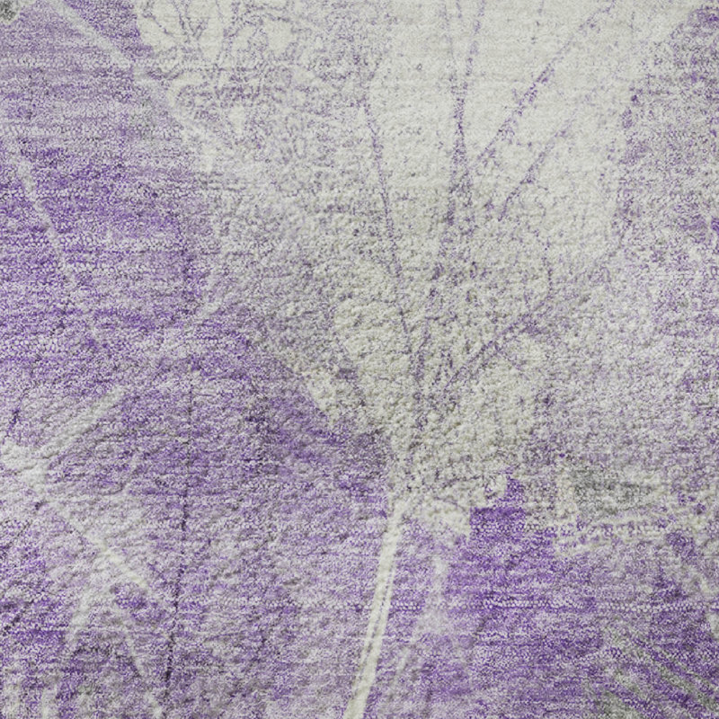 Tapis floral de qualité supérieure lavable à la machine Chelston AMF1850, Rectangle 2 pi 6 po x 3 pi 10 po