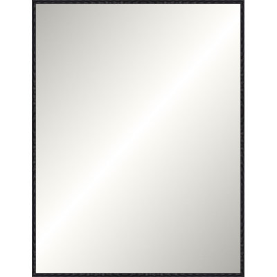 Antique Black Wave Signature Mirror