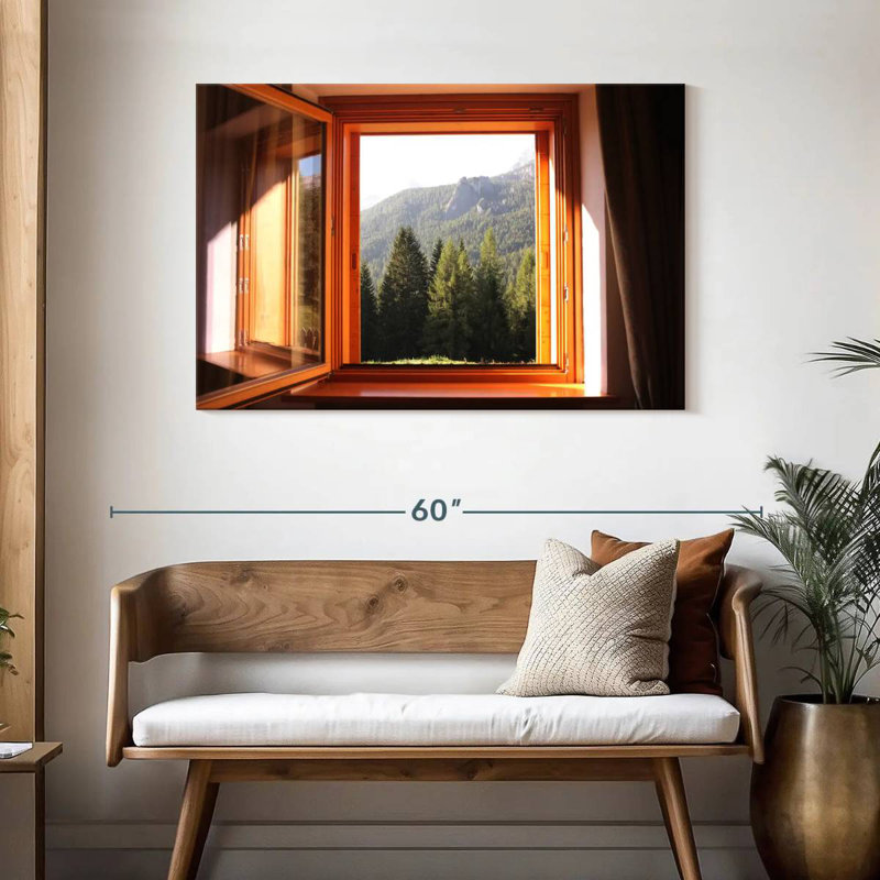 Lilie Window To The Pines, 30" H x 45" W