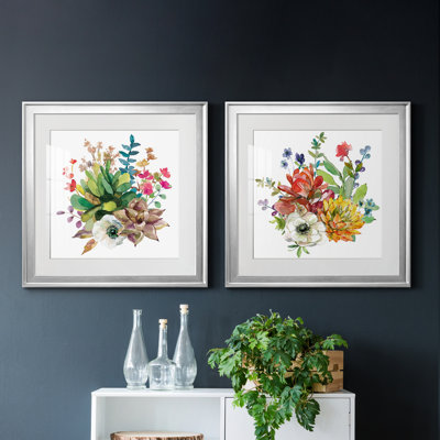 " Scrumptious Succulents III " 2 - Pieces