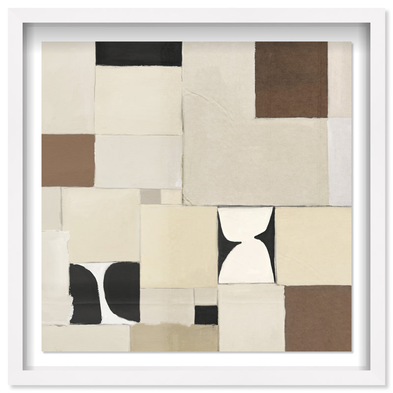 Boho Tiles II Print by Oliver Gal, 31.5" H x 31.5" W, White Shadowbox