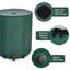 Réservoir d'eau pliable avec réservoir à eau 60 gallons Gymax avec filtre à broche-65029824