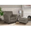 Welty 39,5 po Chaise droite en chenille à accoudoirs ronds (ensemble de 2)-1683534823