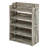 10 Pair Solid Wood Shoe Rack