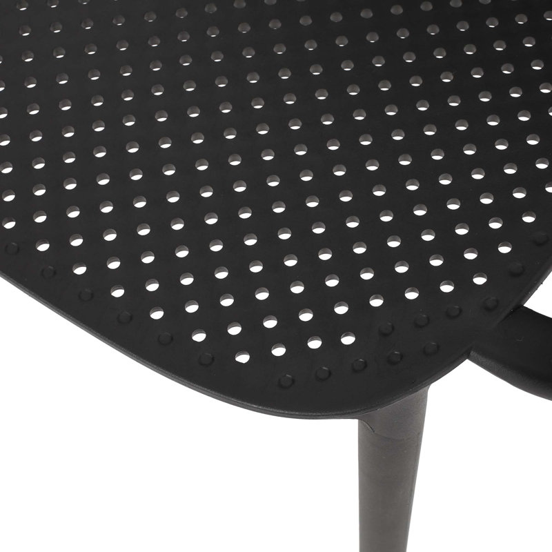 Fauteuil d'appoint décontracté, décontracté et confortable, Noir
