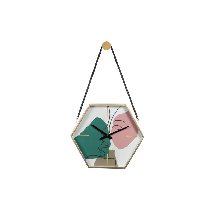 Glass Analogue Wall Clock