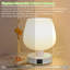 Lampe de chevet à contrôle tactile avec 2 ports USB, petite lampe de table de chevet à intensité variable pour la chambre à coucher, lampe de bureau moderne