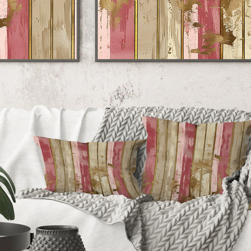 Coussin décoratif rose doux Soft Glamour Luxe III, H 16 po x l 16 po