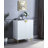 Kylie Contemporary Rectangular Console Table with Wave Pattern Design,Entryway table,Hoyer table-439916817