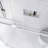 56 In. -60 In. W × 76  In. H Frameless Shower Door With 1/4"Clear  Tempered Glass In Brushed Nickel |  Explosion Proof Film |   Stainless Steel Handle-121159283