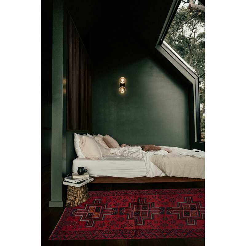 Rizbaft Red Rug 3'5" x 6'4"