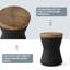 Table d'appoint en béton Kanab