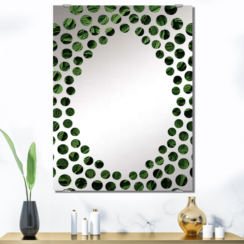 Miroir mural Rathburn - Herbes MIR134438, 40 po x 30 po