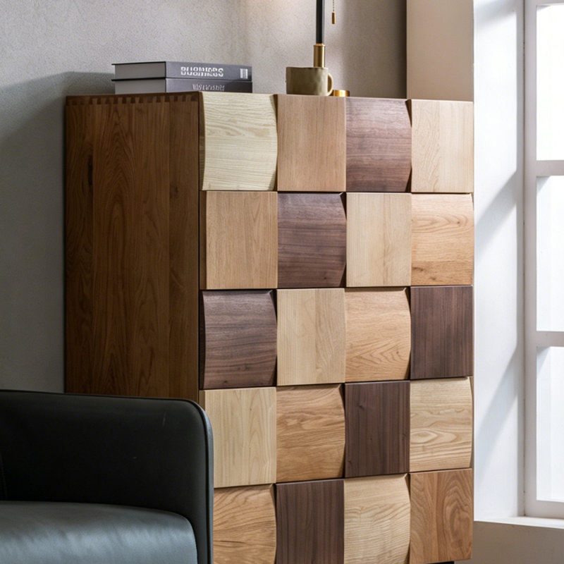 Commode d'appoint de style minimaliste japonais