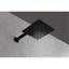 Composant de robinet de douche noir mat - pomme de pluie de 10 pouces avec douchette, mélangeur de pluie de salle de bain de luxe, buse autonettoyante, laiton, fixation murale