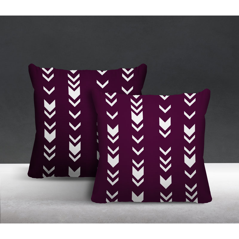  Coussin intérieur / extérieur, L 17 po x H 17 po, Mauve