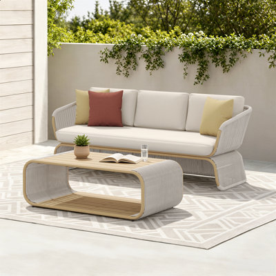 Carlen 3-Person Sunbrella® Patio Seating Group