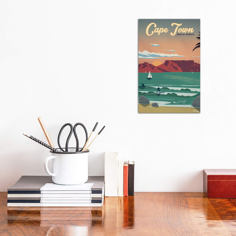 Cape Town - Wrapped Canvas Print, 20.32 cm H x 30.48 cm W