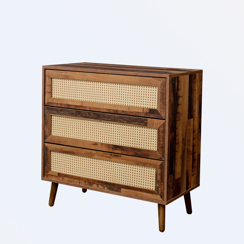 Commode décorative 3 tiroirs Frosa