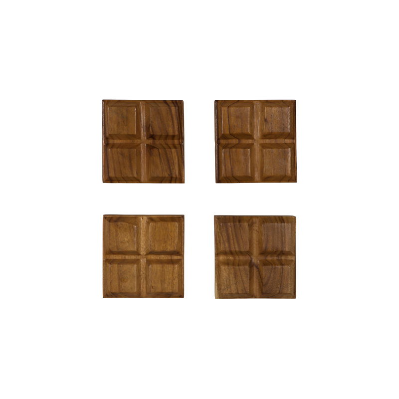 Chunk Wall Tiles, Set of 4, Natural