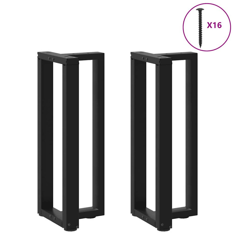 Ayzen Table Leg, 38 x 25 x (72-73) cm, Black