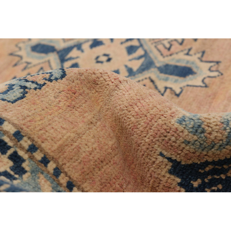 Aaleeyah One-of-a-Kind Rectangle 9'9" X 13'2" New Age Wool Area Rug Copper