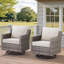 Chaises pivotantes de patio Red Barrel Studio®-1329908842