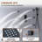 AquaRhapsody Flush Ceiling Mounted Luxury Shower System with 6 Body Jets and LED Lights-81076509