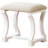 Unique Modern Bedroom Vanity Set W Stool Foldable Mirror Drawers White Color MDF Veneer 1Pc Vanity Furniture