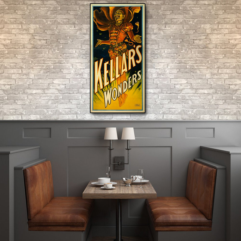 18 "X 36", art mural rétro de Keller's Wonders