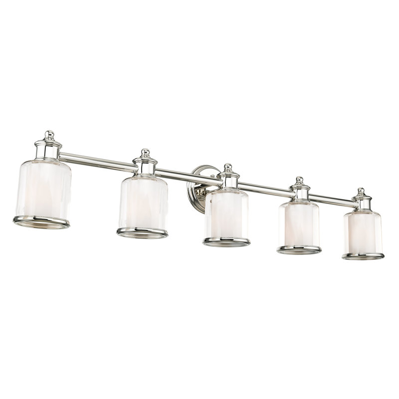 Allysa 5 - Light Dimmable Vanity Light, Polished Nickel