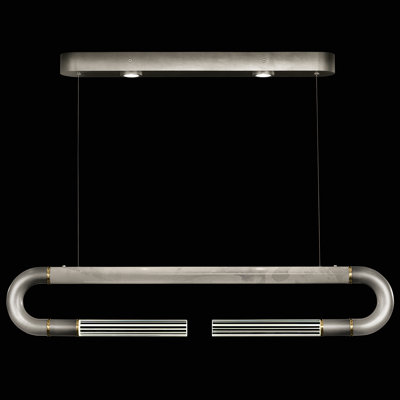 Luminaire suspendu linéaire avec peau Antonia