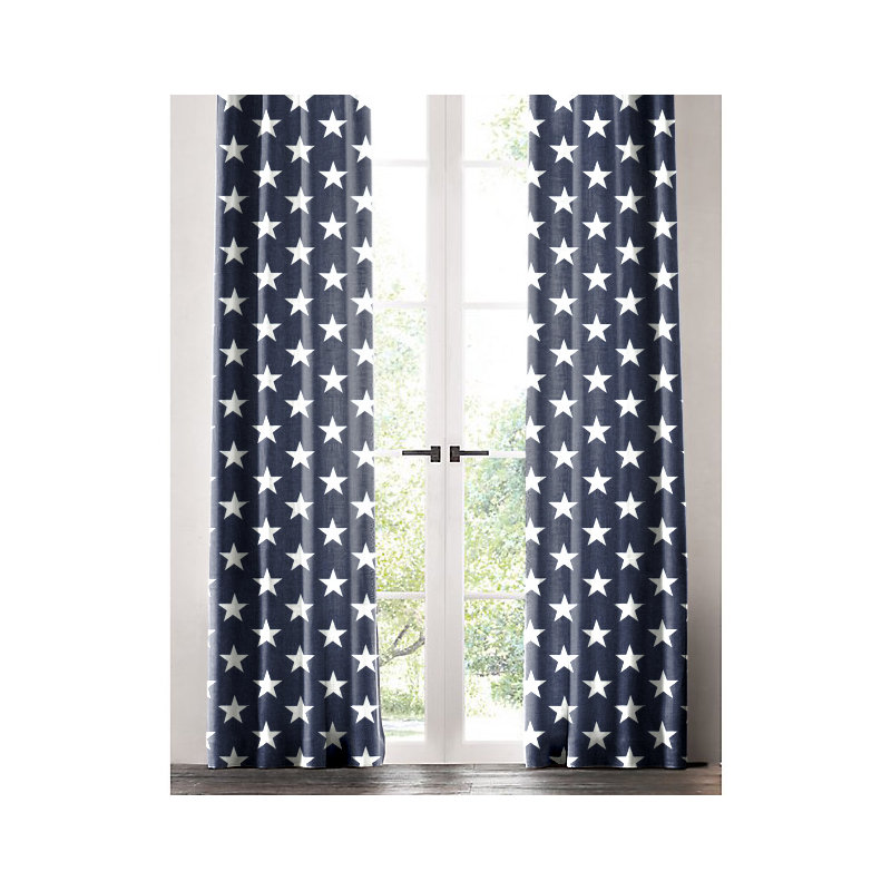 Cotton Room Darkening Curtain Single Panel, 50" W x 96" L