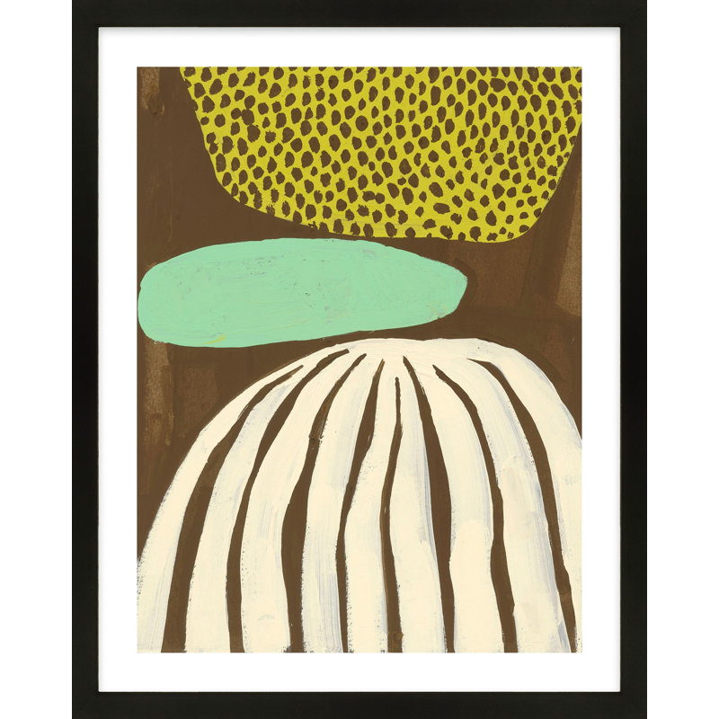 Sea Petal Painting by Andrea Stokes, Black Framed, 20" H x 16" W
