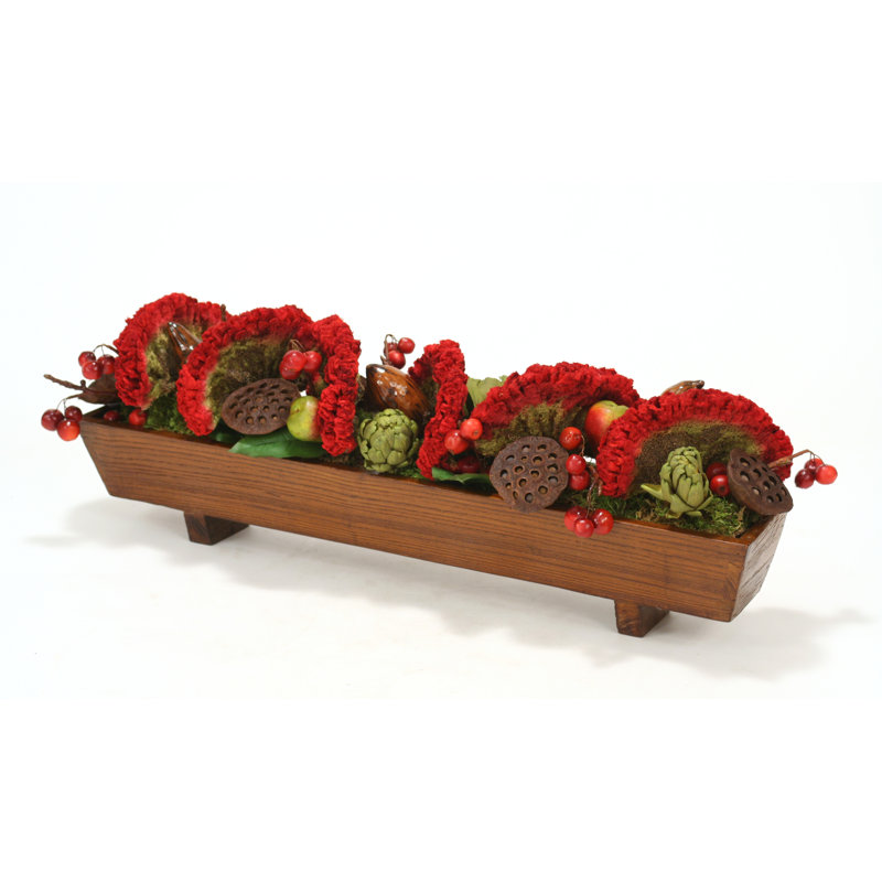 10 " Polysilk Mixed Floral Arrangement