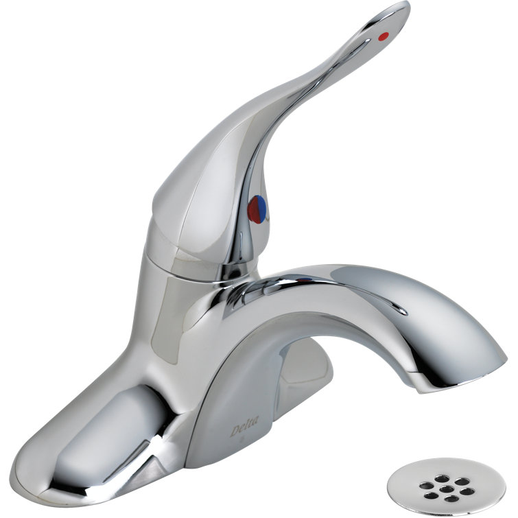 Centerset Lavatory Faucet with Grid Strainer
