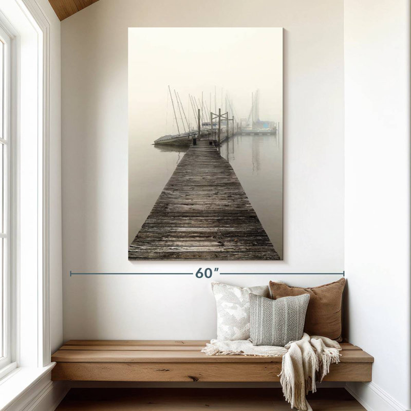 Mehar Harbor Fog, 51" H x 34" W