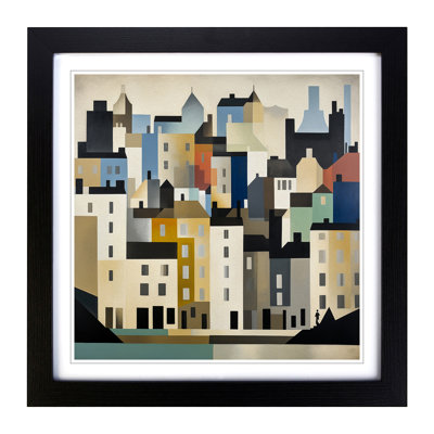 City Of Oxford Suprematism No.1 - Framed Print